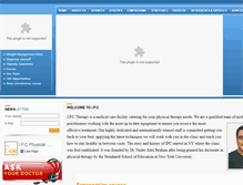 Tablet Screenshot of ipcphysicaltherapy.com
